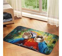 WZYCWB Sets de table absorbants pour chiens et chats Motif perroquet 40 x 60 cm