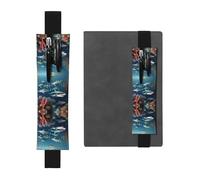 WZYCWB Sharks Under The Sea - Porte-stylo en PVC - Grande capacité - Avec bande élastique - Design antidérapant