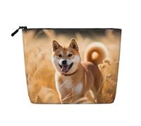 WZYCWB Shiba Inu Trousse à maquillage à motifs Sac de voyage Sac de rangement multifonctionnel Sac de rangement pour les nécessités quotidiennes
