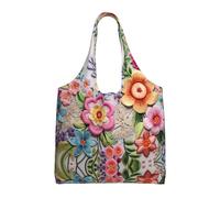 WZYCWB Si elle fleurit bientôt. Sac en toile imprimé à une épaule, sac en toile quotidien à la mode, adapté pour les voyages quotidiens et le magasinage