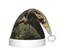 WZYCWB Singe assis sur un arbre Nouvel An Chapeau de fête pour enfants, événement de Noël, spectacle, scène de vacances, fête, mode pour enfants, chapeau de Noël