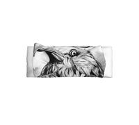 WZYCWB Sketch Eagle Head Bandeau bébé nœud (0-6 mois) - Universel pour les nouveau-nés aux tout-petits, un incontournable pour la décoration mignonne