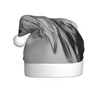 WZYCWB Sketching an Eagle Chapeau de Noël Adulte Unisexe Père Noël Noël Halloween Fête Vacances Adulte Chapeau de Noël en Peluche
