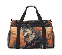 WZYCWB Sleeping Puppies Sac de voyage portable Sac de week-end Sac de fitness Sac de yoga adapté pour le fitness et d'autres scénarios, Tengu assis, Taille unique