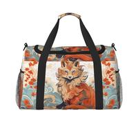 WZYCWB Sleeping Puppies Sac de voyage portable Sac de week-end Sac de fitness Sac de yoga adapté pour le fitness et d'autres scénarios, Renard assis, Taille unique