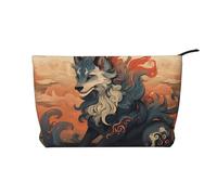 WZYCWB Sleeping Puppies Trousse de toilette à motifs, indispensable pour organiser les cosmétiques et les produits de soins de la peau., Tengu assis, Taille unique