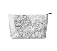 WZYCWB Sleeping Puppies Trousse de toilette à motifs, indispensable pour organiser les cosmétiques et les produits de soins de la peau., Croquis de monstre, Taille unique