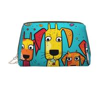 WZYCWB Spotted Passion Fruit Trousse à cosmétiques en cuir pour femme Motif fruits de la passion, Chien tacheté, Taille unique