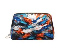 WZYCWB Spotted Passion Fruit Trousse à cosmétiques en cuir pour femme Motif fruits de la passion, Peinture anti-éclaboussures, Taille unique