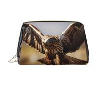 WZYCWB Spotted Passion Fruit Trousse à cosmétiques en cuir pour femme Motif fruits de la passion, Vautour serpent planant, Taille unique