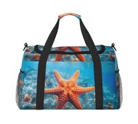 WZYCWB Steampunk Gear Sac de voyage portable Sac de week-end Sac de fitness Sac de yoga adapté pour le fitness et d'autres scénarios, Étoile de mer, Taille unique