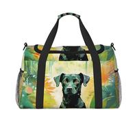 WZYCWB Steampunk Gear Sac de voyage portable Sac de week-end Sac de fitness Sac de yoga adapté pour le fitness et d'autres scénarios, Chien debout, Taille unique