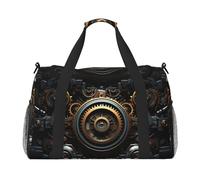 WZYCWB Steampunk Gear Sac de voyage portable Sac de week-end Sac de fitness Sac de yoga adapté pour le fitness et d'autres scénarios, Équipement steampunk, Taille unique