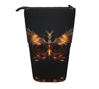 WZYCWB Superbe porte-stylo rétractable imprimé Phoenix adapté pour une utilisation comme simple trousse de maquillage, portefeuille, etc.