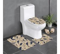 WZYCWB Tapis antidérapant pour salle de bain - Motif oiseau bleu
