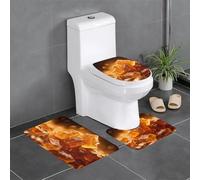 WZYCWB Tapis de bain antidérapant caramel - Tapis de sol pour chambre à coucher - Tapis de bain - Décoration d'intérieur - Tapis en peluche