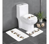 WZYCWB Tapis de bain imprimé tortue tropicale - Tapis de protection antidérapant pour salle de bain à domicile, séchage rapide et facile à nettoyer