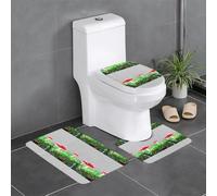 WZYCWB Tapis de protection antidérapant pour salle de bain - Séchage rapide et facile à nettoyer - Motif champignons lumineux