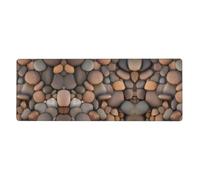 WZYCWB Tapis de souris de jeu Pebbles in the beach 30 x 80 cm pour ordinateurs portables et environnements de bureau