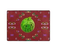 WZYCWB Tapis doux à poils courts avec imprimé pastèque Big Eye, 203,2 x 147,3 cm, moelleux et confortable pour le salon, la chambre, le bureau et le balcon.