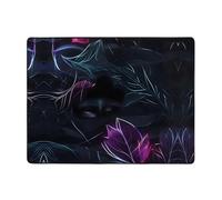 WZYCWB Tapis mystère noir 160 x 121,9 cm Tapis de sol antidérapant pour salon ou bureau