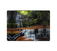 WZYCWB Tapis Waterfall View Prints 203,2 x 147,3 cm, doux et antidérapant, adapté pour les tables de chevet, les bureaux, les balcons et autres espaces.