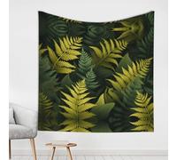 WZYCWB Tapisserie décorative imprimée fougères florissantes, convient pour la décoration murale dans les salons et les chambres à coucher