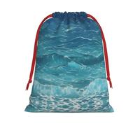 WZYCWB The Deep Blue Sea L Sacs cadeaux imprimés - Parfait pour les mariages, Noël et les vacances - S/M/L