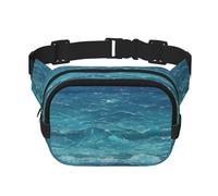 WZYCWB The Deep Blue Sea Sac banane de sport, sac à bandoulière tendance et tendance, petit sac de voyage léger