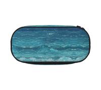 WZYCWB The Deep Blue Sea Trousse à crayons de grande capacité - Boîte de rangement multifonctionnelle, portable et durable pour fournitures de bureau et scolaires, Noir , Taille unique, Trousse de