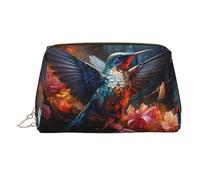 WZYCWB The Deep Eyed Leopard Trousse à maquillage en cuir pour femme - Élégante et douce, durable, Colibri, Taille unique