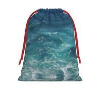 WZYCWB The Deep Ocean L Sacs cadeaux imprimés - Parfait pour les mariages, Noël et les vacances - S/M/L