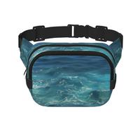 WZYCWB The Deep Ocean Sac banane de sport, sac à bandoulière tendance et tendance, petit sac de voyage léger