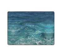 WZYCWB The Deep Ocean Tapis imprimé 203,2 x 147,3 cm, doux et antidérapant, convient pour les tables de chevet, les bureaux, les balcons et autres espaces.