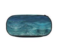 WZYCWB The Deep Ocean Trousse à crayons de grande capacité - Boîte de rangement multifonctionnelle, portable et durable pour fournitures de bureau et scolaires, Noir , Taille unique, Trousse de beauté