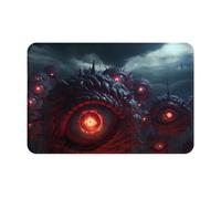 WZYCWB The Devil's Eye Tapis de bienvenue imprimé 40,6 x 61 cm Tapis absorbant pour porte de salle de bain et cuisine