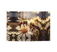 WZYCWB The Honeybee Bannière de fête pour anniversaire, chants de Noël, remise de diplôme, anniversaire