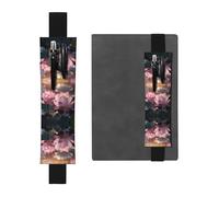 WZYCWB The Lotus in Full Bloom - Porte-stylo en PVC - Grande capacité - Avec pochette créative - Avec bande élastique antidérapante