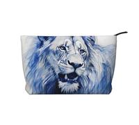 WZYCWB The Majestic Lion. Sac de rangement pour cosmétiques imprimé, parfait pour les voyages d'affaires et les voyages., Le lion majestueux., Taille unique