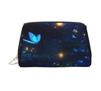 WZYCWB The Majestic Lion Trousse à cosmétiques en cuir imprimé Sac de rangement élégant et portable, Les ténèbres de la nuit, Taille unique