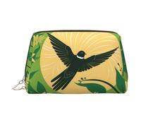 WZYCWB The Majestic Lion Trousse à cosmétiques en cuir imprimé Sac de rangement élégant et portable, L'oiseau volant, Taille unique