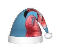 WZYCWB The Mighty Flamingo Patterns Chapeaux de fête de Noël pour enfants, doux et confortables, doux pour la peau, cadeaux de fête de classe de maternelle