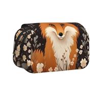 WZYCWB The sitting fox Trousse portable idéale pour organiser les stylos au bureau ou ranger des pinceaux de maquillage