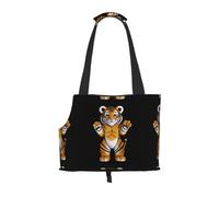 WZYCWB Tiger Cub Sac de voyage léger pour chats et sac à bandoulière respirant pour petit chien pour un transport facile