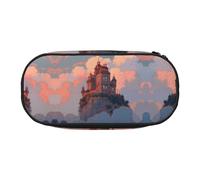 WZYCWB Top Building Trousse à crayons de grande capacité - Boîte de rangement multifonctionnelle, portable et durable pour fournitures de bureau et scolaires, Noir , Taille unique, Trousse de beauté