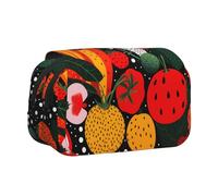 WZYCWB Trousse à crayons portable à motif végétal, idéale pour organiser les stylos au bureau ou ranger des pinceaux de maquillage