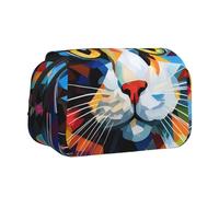 WZYCWB Trousse à crayons portable aquarelle de chat idéale pour organiser les stylos au bureau ou ranger des pinceaux de maquillage