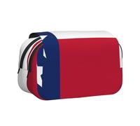 WZYCWB Trousse à crayons portable avec impression drapeau du Texas, idéale pour organiser les stylos au bureau ou ranger des pinceaux de maquillage