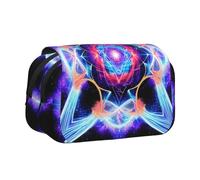WZYCWB Trousse à crayons portable avec impression spatiale en quatre dimensions, idéale pour organiser les stylos au bureau ou ranger des pinceaux de maquillage