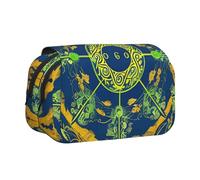 WZYCWB Trousse à crayons portable avec impression totem Yin Yang, idéale pour organiser les stylos au bureau ou ranger des pinceaux de maquillage